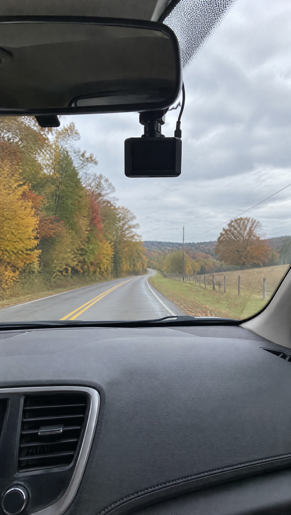 Customer photo: Compact Dash Camera